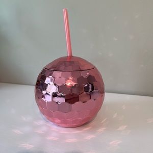 Target Pink Disco Ball Cup